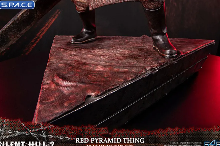 Red Pyramid Thing Statue