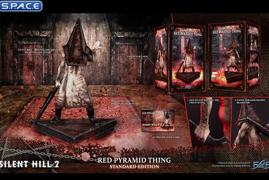 Red Pyramid Thing Statue