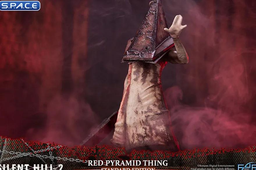 Red Pyramid Thing Statue