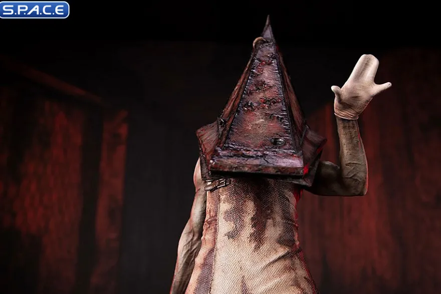 Red Pyramid Thing Statue
