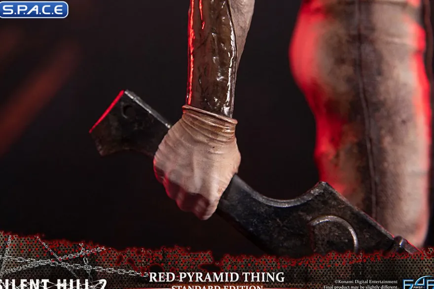 Red Pyramid Thing Statue