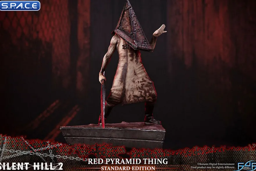 Red Pyramid Thing Statue