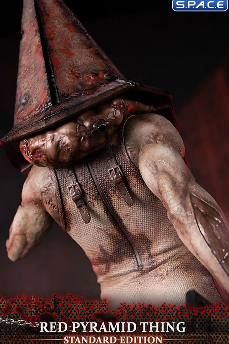 Red Pyramid Thing Statue