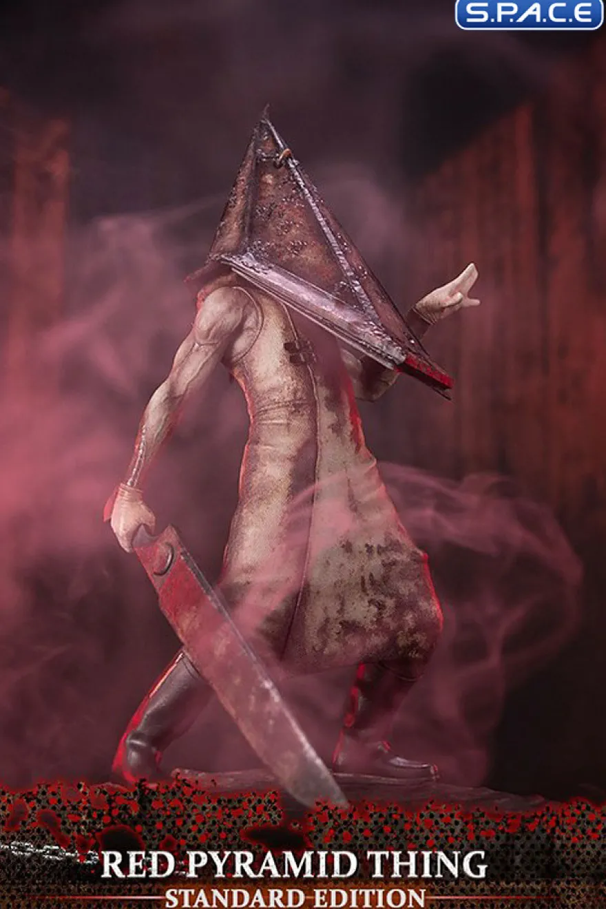 Red Pyramid Thing Statue