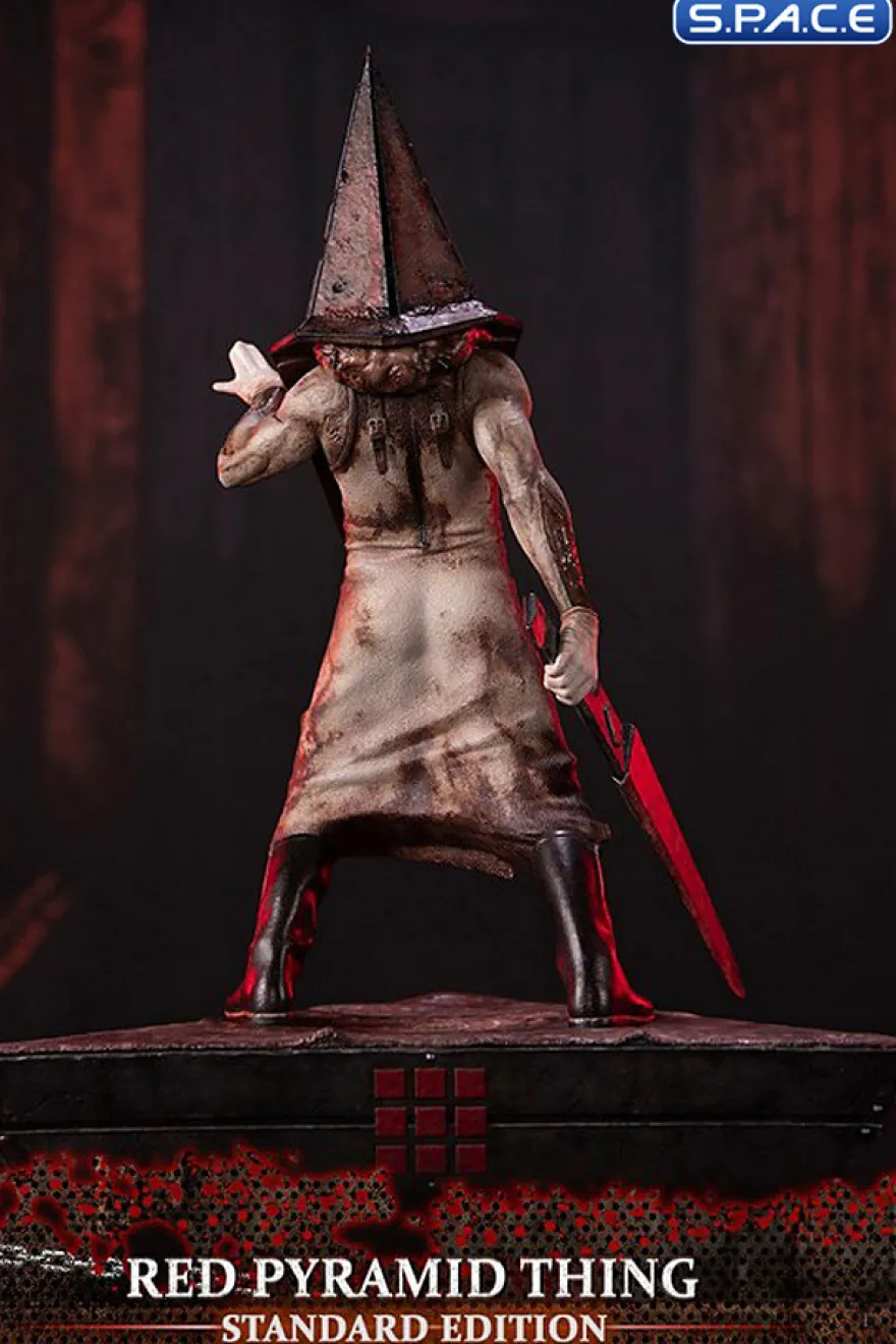 Red Pyramid Thing Statue