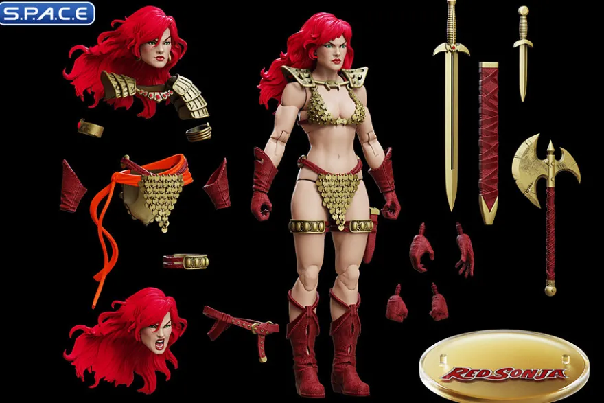 Red Sonja Epic H.A.C.K.S. - gold & red Version