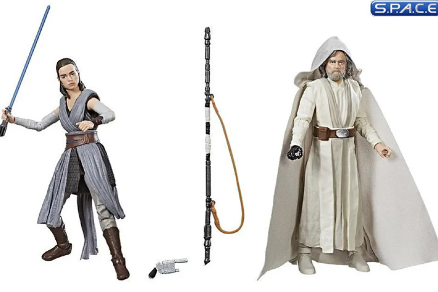 6" Rey and Luke Skywalker Box Set