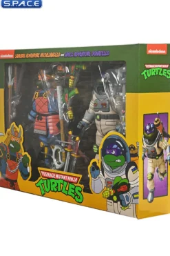 Samurai Adventure Michelangelo & Space Adventure Donatello 2-Pack