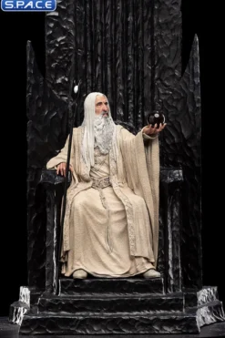 Saruman the White on Throne Statue