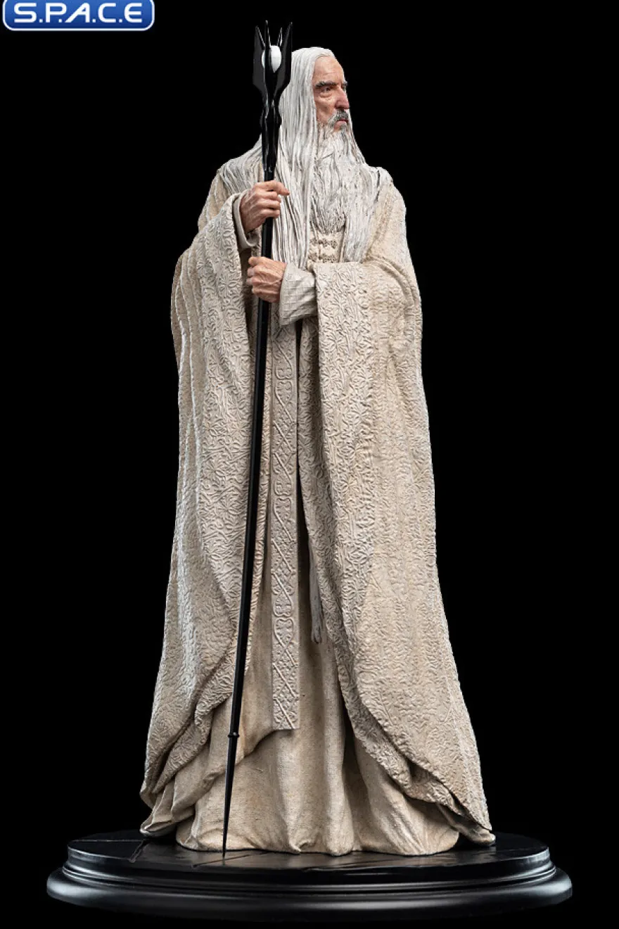 Saruman the White Wizard Statue