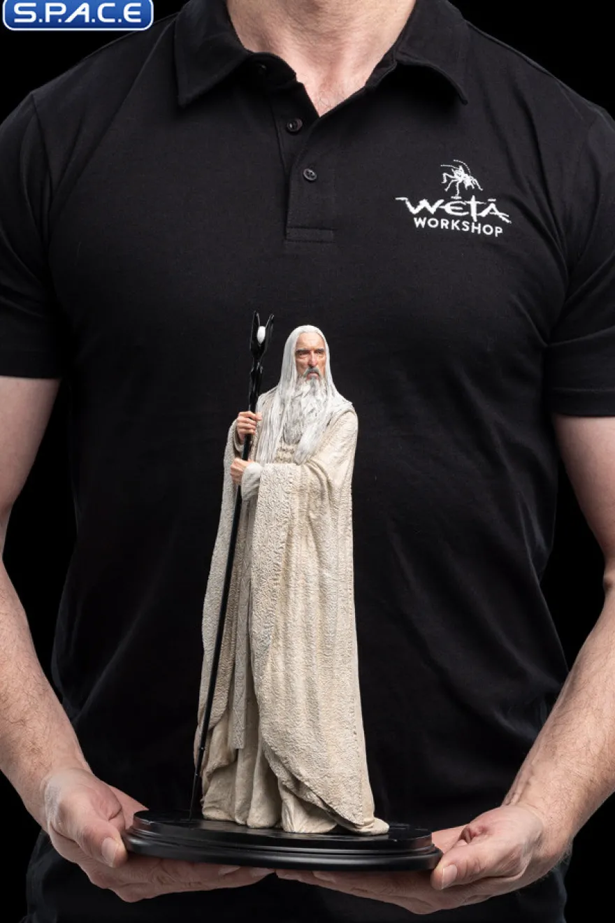 Saruman the White Wizard Statue