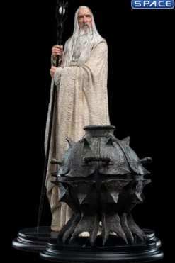 Saruman the White Wizard & the Fire of Orthanc Statue
