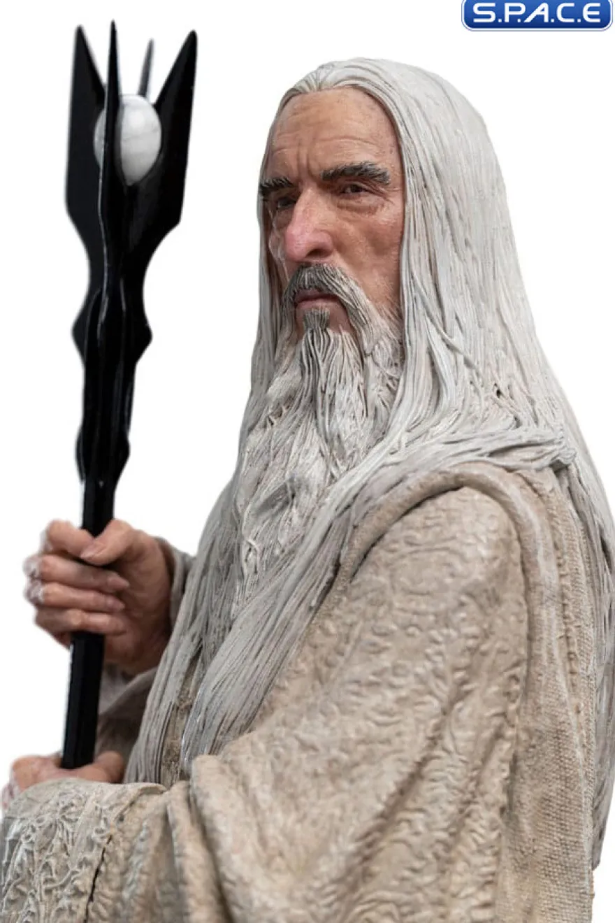 Saruman the White Wizard & the Fire of Orthanc Statue
