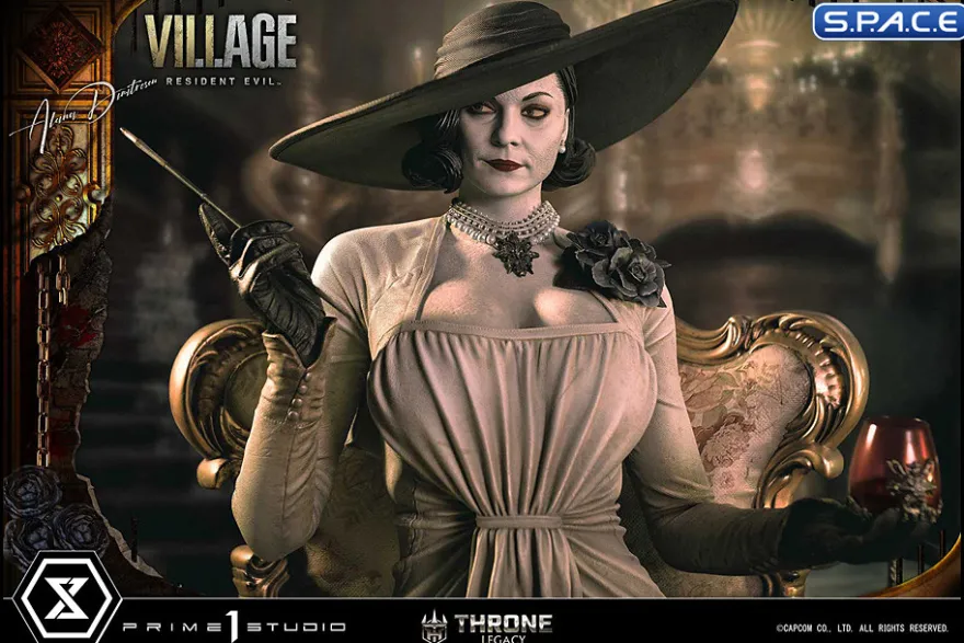 1/4 Scale Alcina Dimitrescu Throne Legacy Statue
