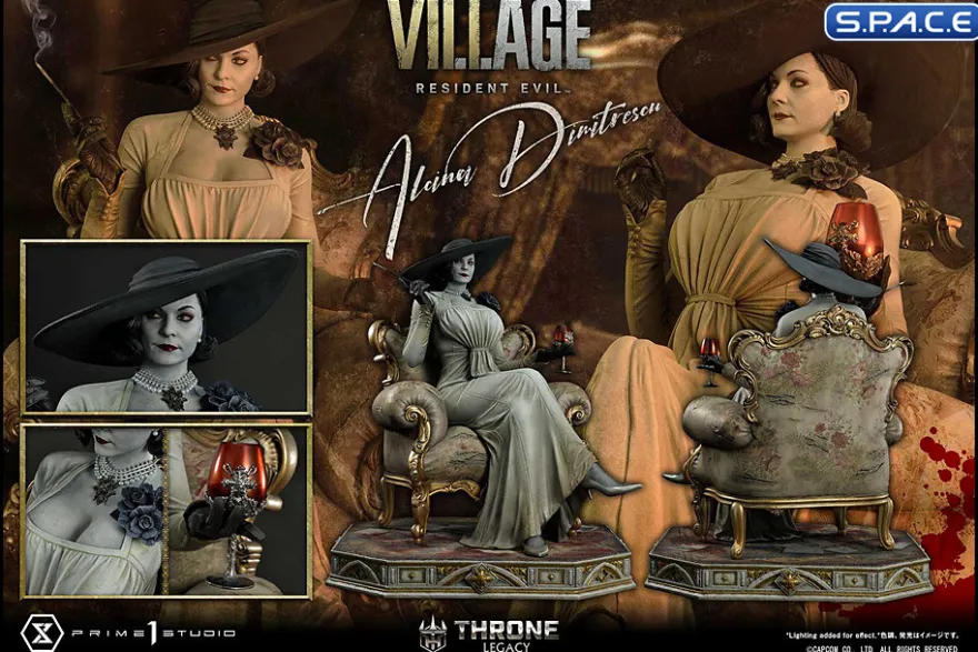 1/4 Scale Alcina Dimitrescu Throne Legacy Statue