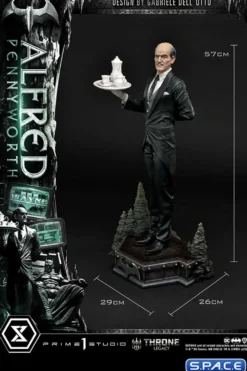 1/4 Scale Alfred Pennyworth Throne Legacy Statue