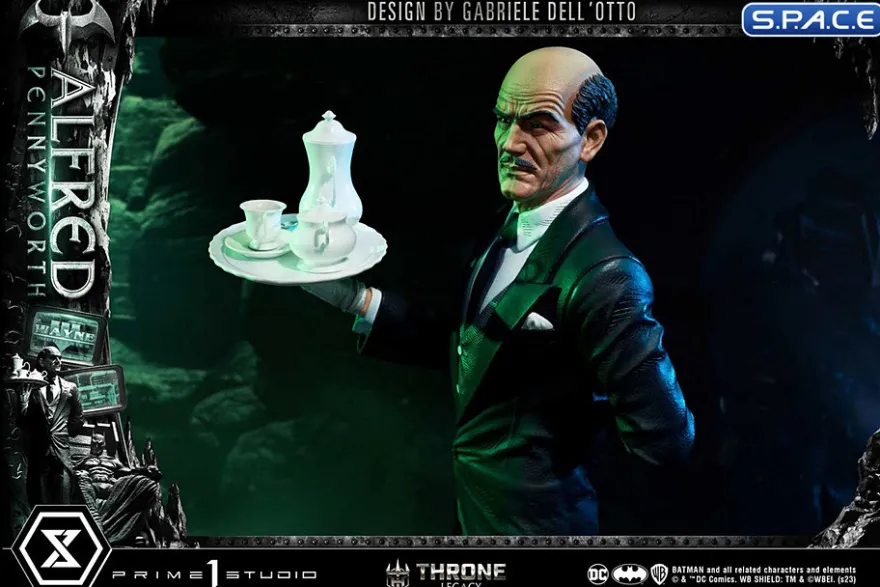 1/4 Scale Alfred Pennyworth Throne Legacy Statue