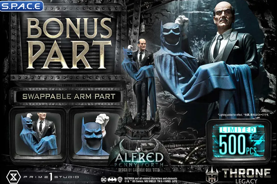 1/4 Scale Alfred Pennyworth Throne Legacy Statue