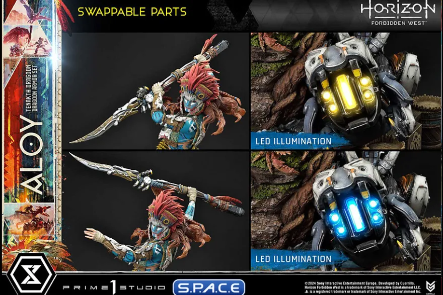 1/4 Scale Aloy Tenakth Dragoon Armor Ultimate Premium Masterline Statue