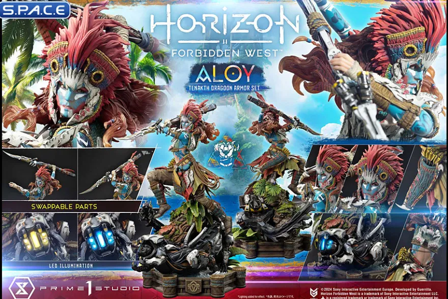 1/4 Scale Aloy Tenakth Dragoon Armor Ultimate Premium Masterline Statue