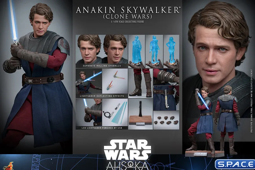 1/6 Scale Anakin Skywalker »Clone Wars« TV Masterpiece TMS129