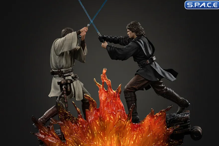 1/10 Scale Anakin vs. Obi-Wan Art Scale Statue