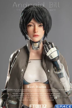 1/6 Scale Android Bill - black hair Version