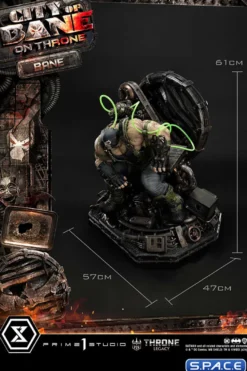 1/4 Scale Bane on Throne from Batman: City of Bane Deluxe Throne Legacy Statue