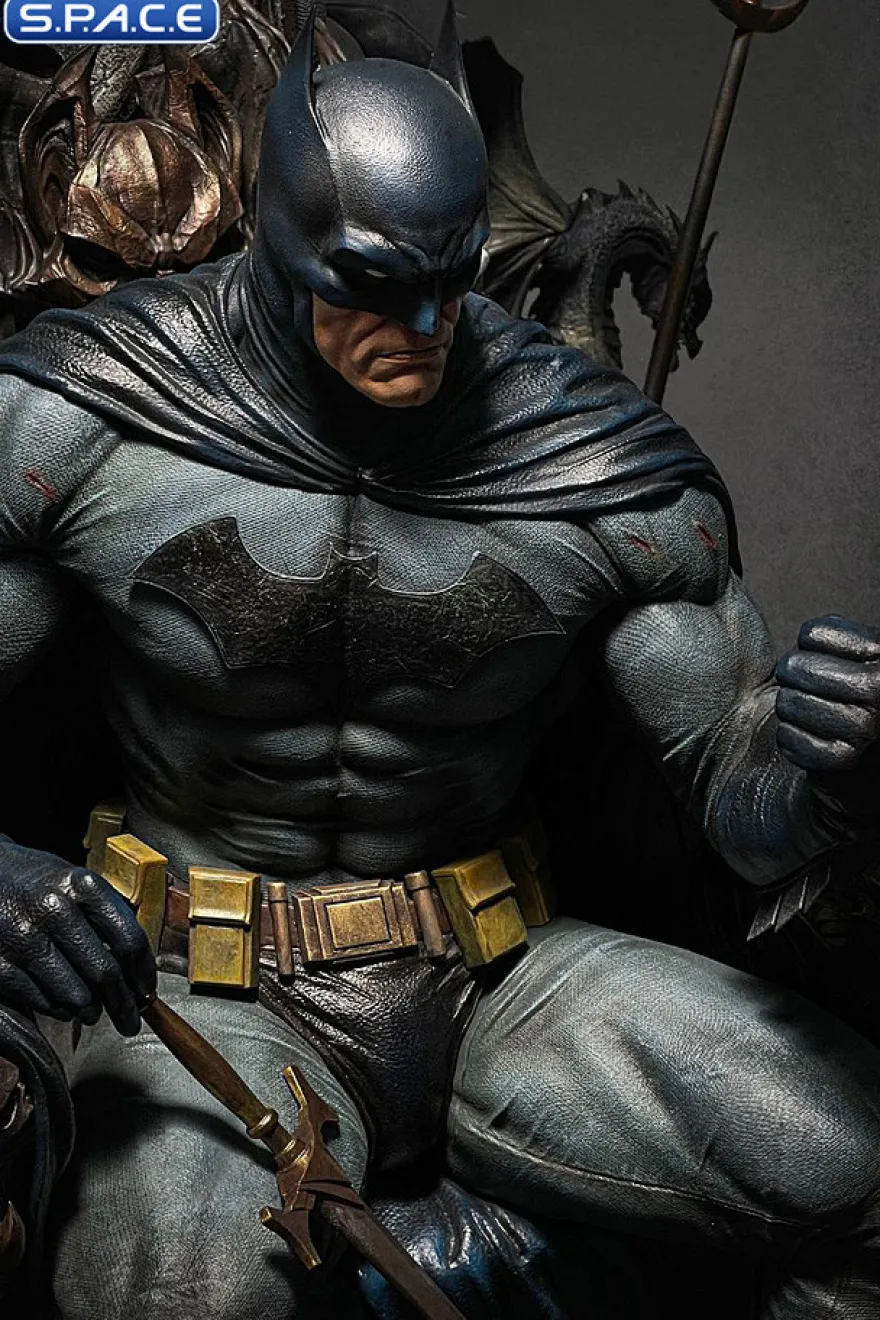 1/4 Scale Batman on Throne Statue - Premium Version