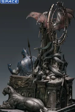 1/4 Scale Batman on Throne Statue - Premium Version