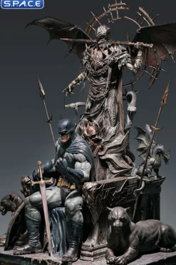 1/4 Scale Batman on Throne Statue - Premium Version