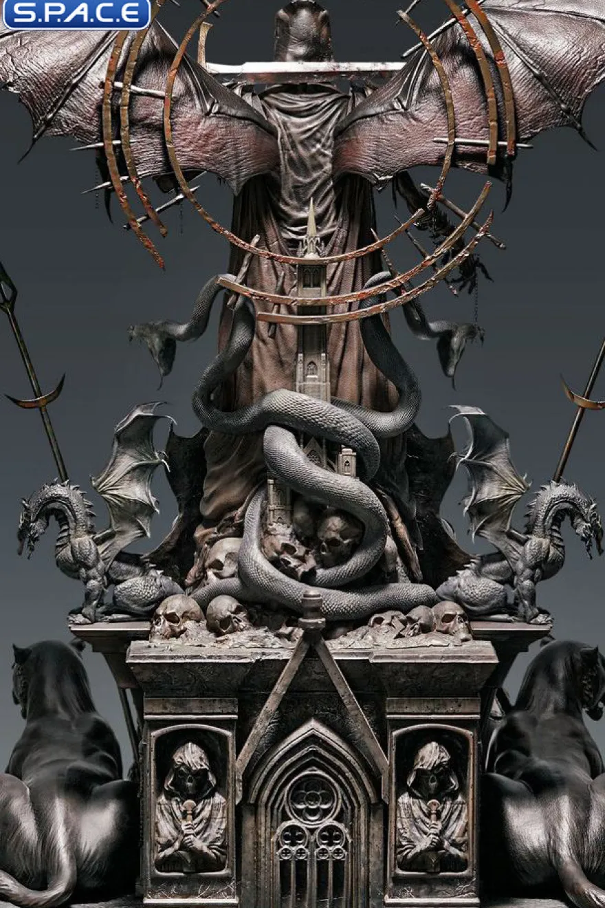1/4 Scale Batman on Throne Statue - Premium Version