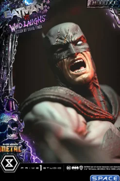 1/4 Scale Batman vs. Batman Who Laughs Deluxe Ultimate Premium Masterline Statue