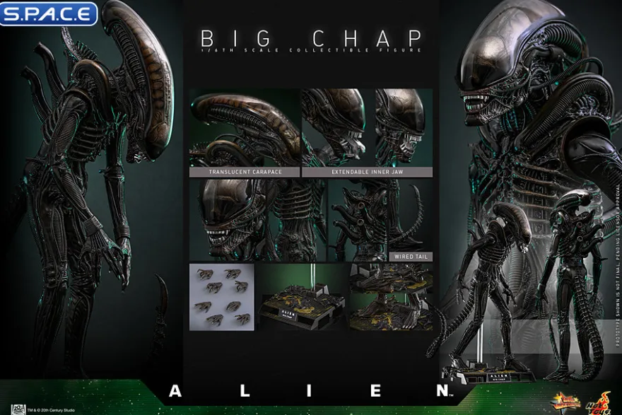 1/6 Scale Big Chap Alien Movie Masterpiece MMS826