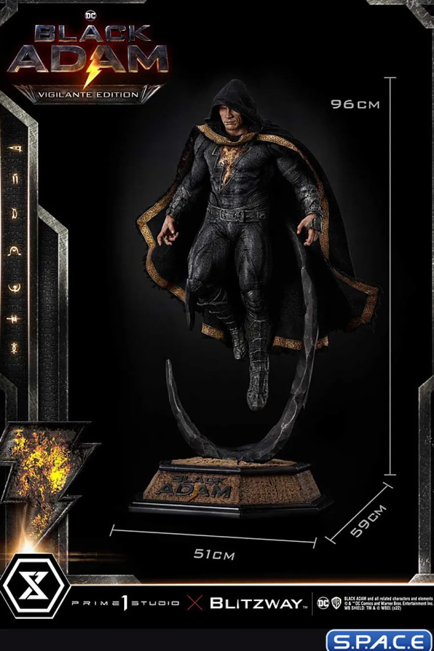 1/3 Scale Black Adam Museum Masterline Statue