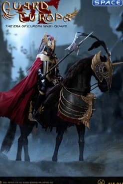 1/6 Scale Black Armor Horse of Eagle Knight Guard