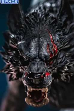 1/12 Scale Black Giant Wolf