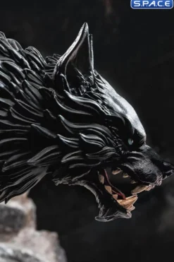 1/12 Scale Black Giant Wolf