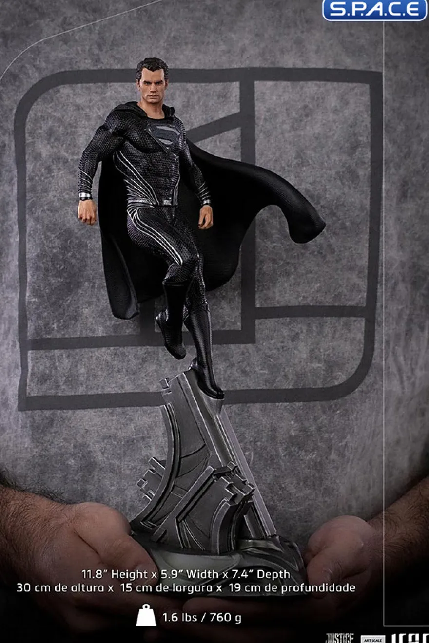 1/10 Scale Black Suit Superman Art Scale Statue