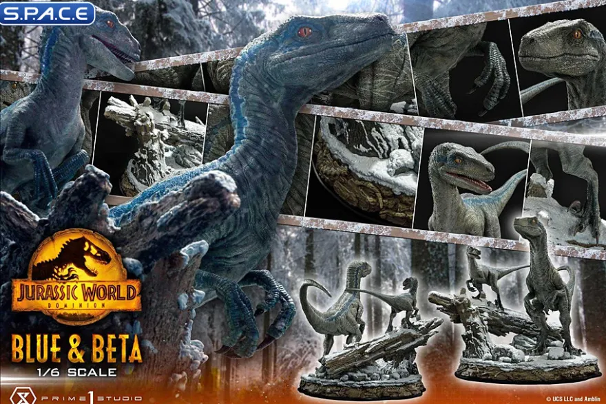 1/6 Scale Blue & Beta Legacy Museum Collection Statue