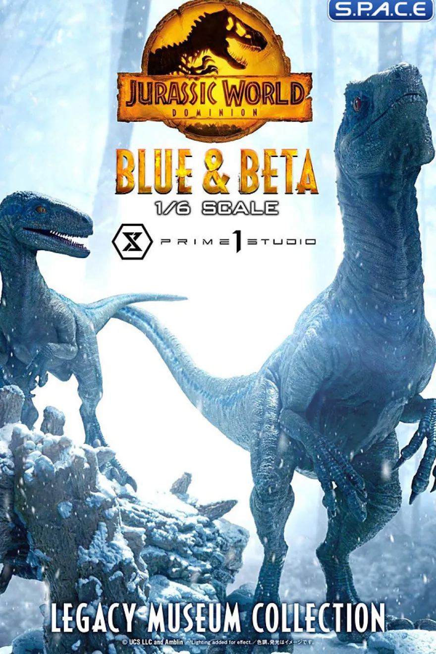 1/6 Scale Blue & Beta Legacy Museum Collection Statue