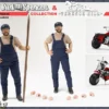 1/12 Scale Bud Spencer as Ben on Tuareg Moto Zodiaco