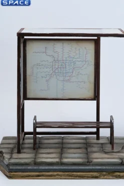 1/12 Scale Bus Stop Diorama Base