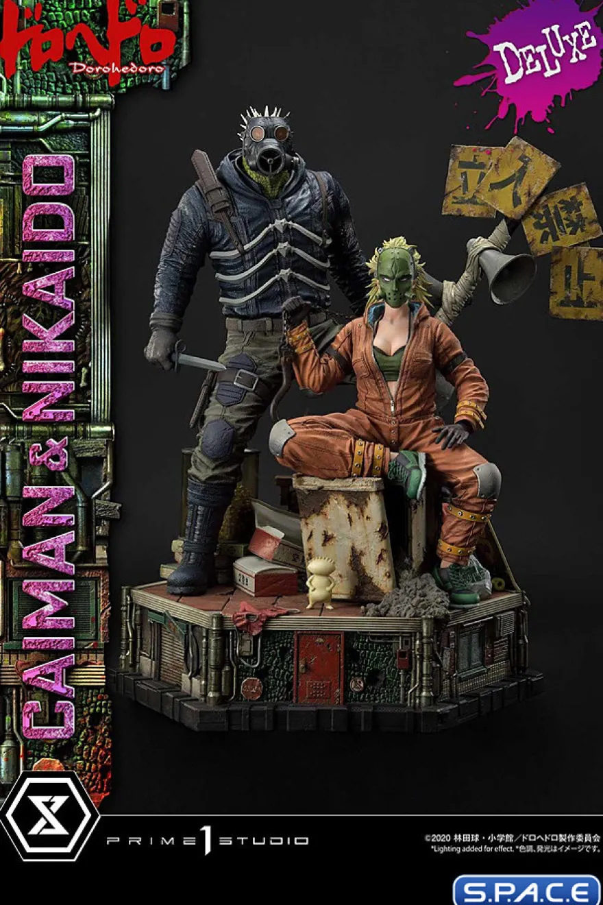 1/4 Scale Caiman & Nikaido Deluxe Version Ultimate Premium Masterline Statue