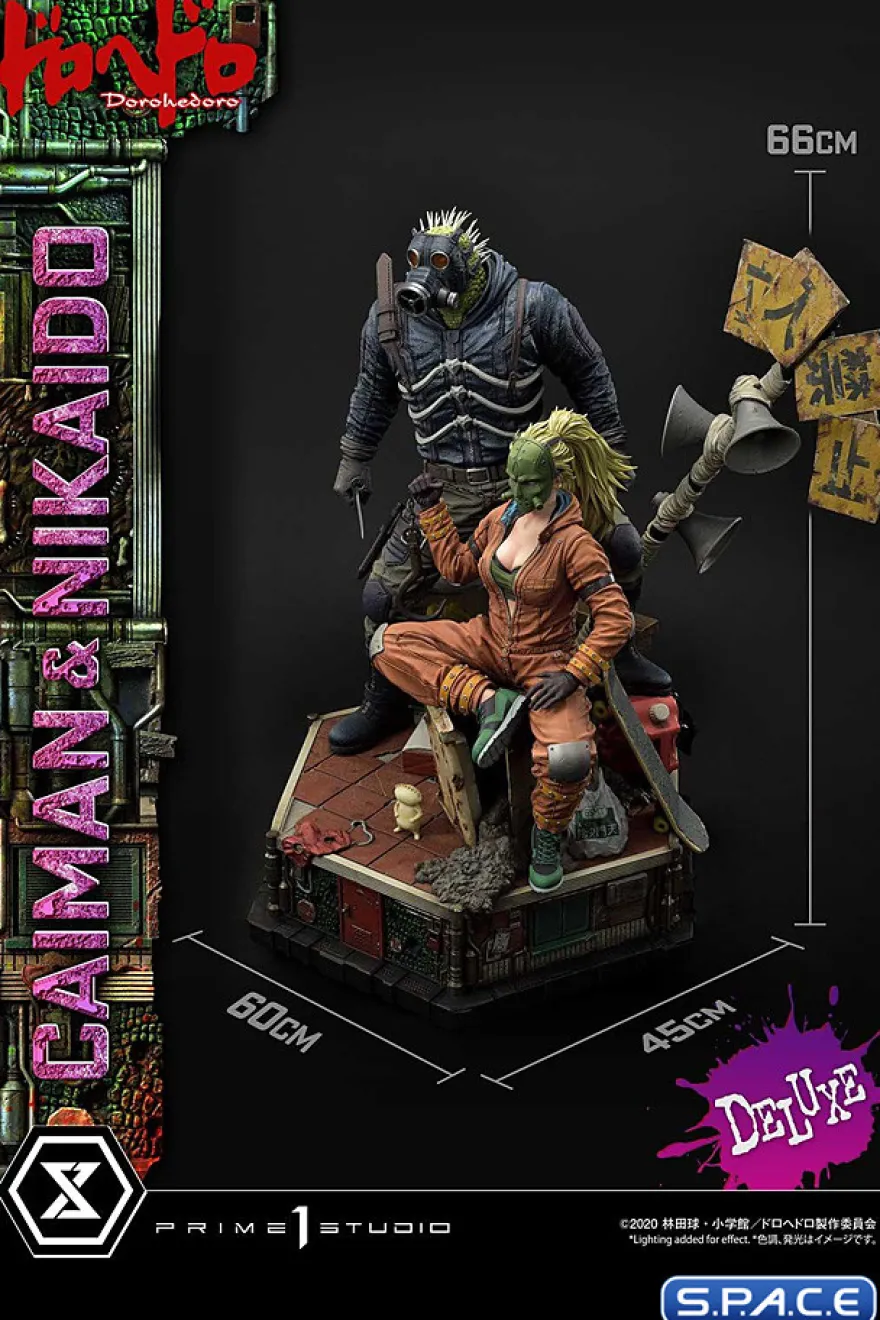 1/4 Scale Caiman & Nikaido Deluxe Version Ultimate Premium Masterline Statue