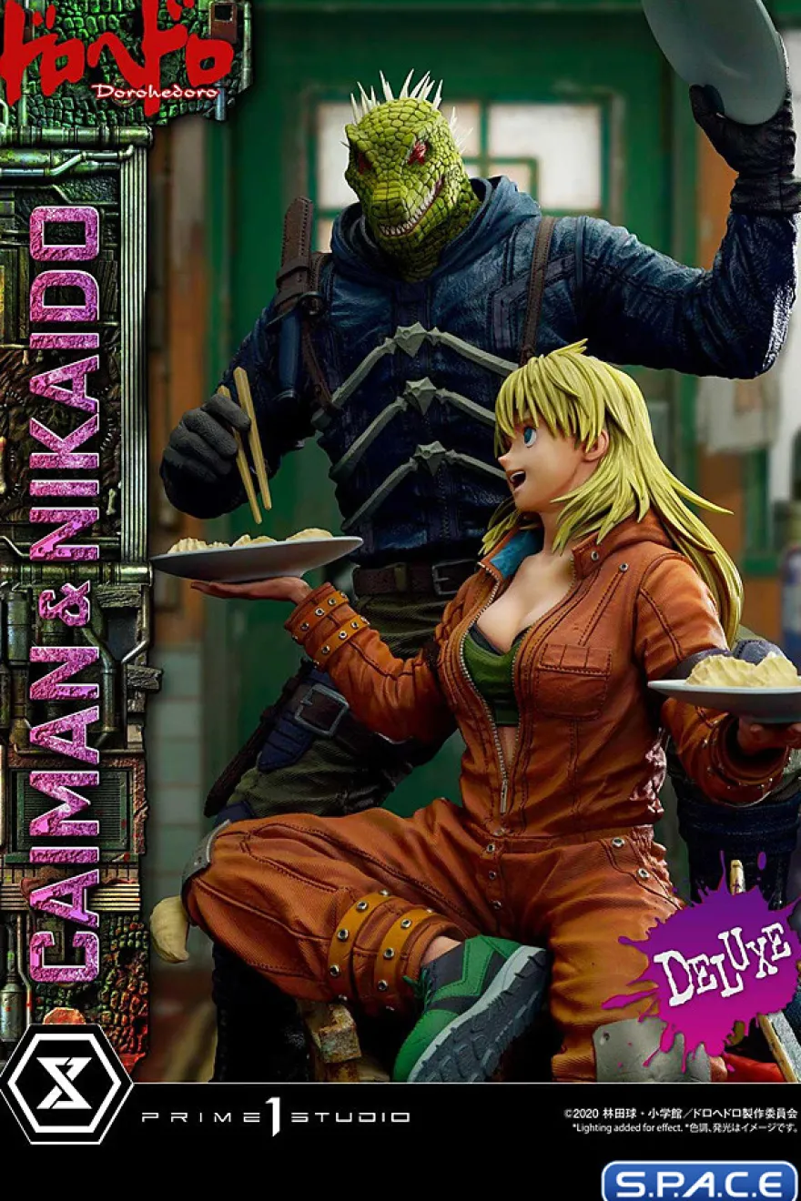 1/4 Scale Caiman & Nikaido Deluxe Version Ultimate Premium Masterline Statue