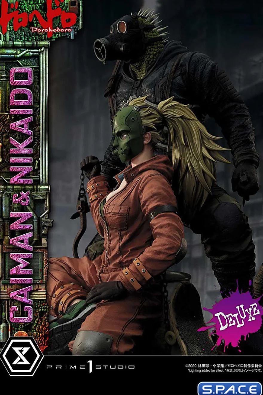 1/4 Scale Caiman & Nikaido Deluxe Version Ultimate Premium Masterline Statue