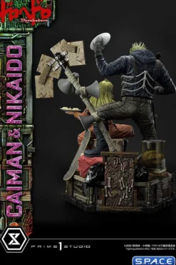 1/4 Scale Caiman & Nikaido Ultimate Premium Masterline Statue