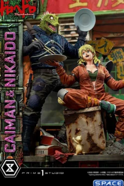 1/4 Scale Caiman & Nikaido Ultimate Premium Masterline Statue