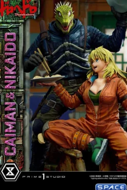 1/4 Scale Caiman & Nikaido Ultimate Premium Masterline Statue